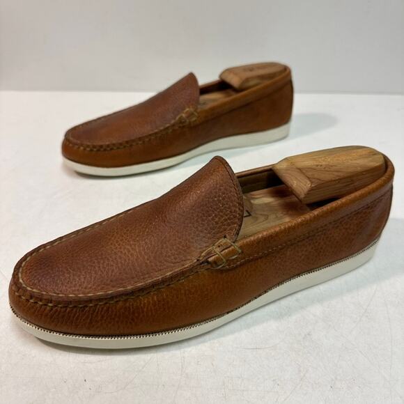 VERY GOOD Rancourt & Co. Dirigo Vintage Venetian Loafer Brown Buckaroo USA 7 - Picture 5 of 10